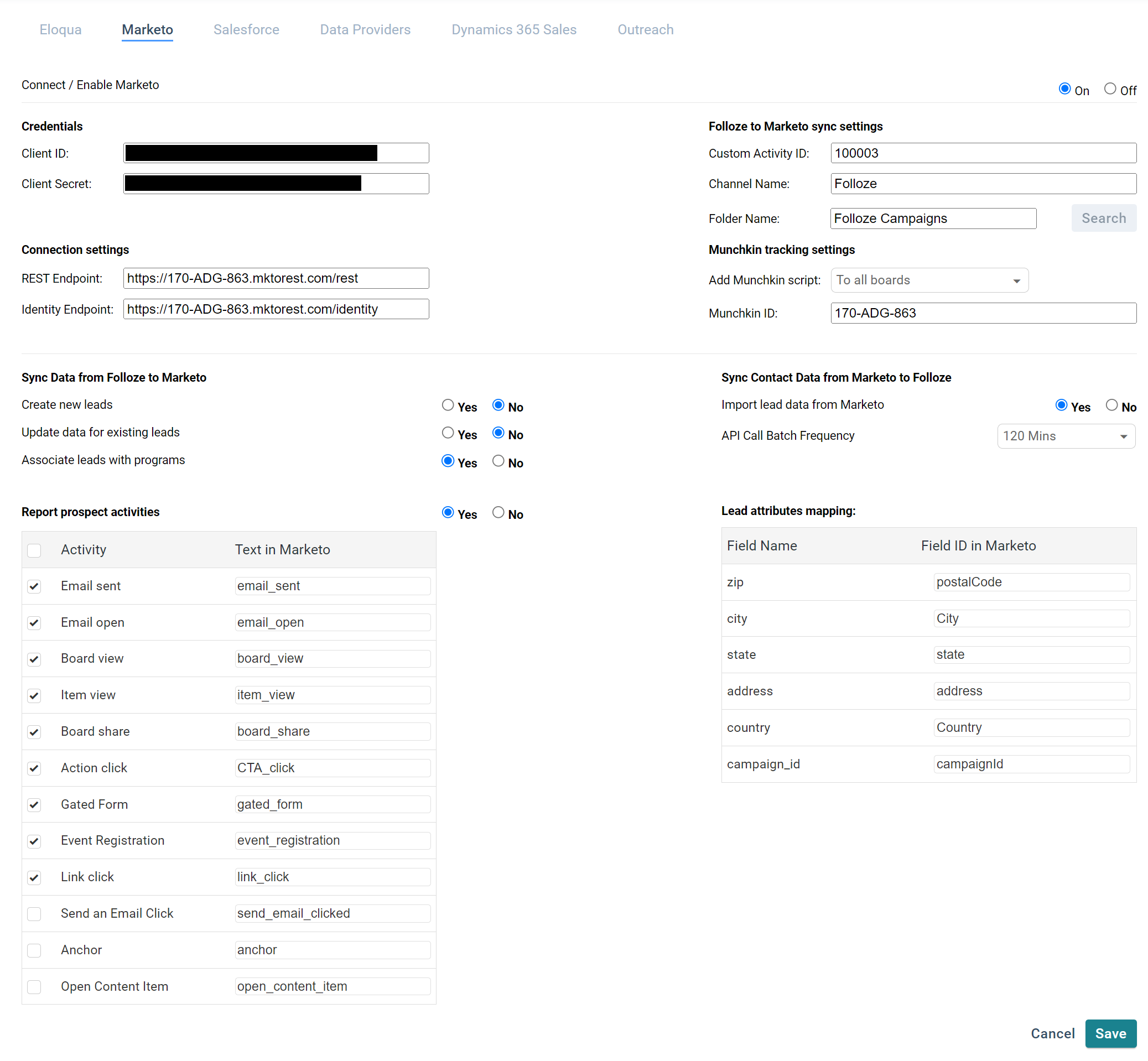 Folloze + Marketo - Connector Setup Guide